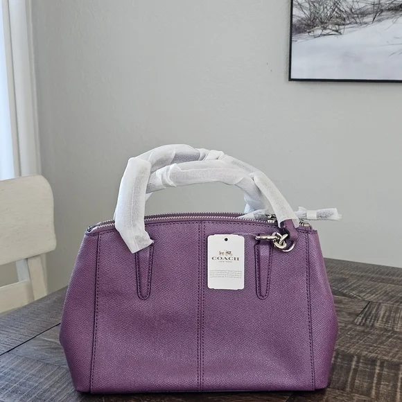 Never Been Used Coach Purple Women's Bag - Picture 8 of 17